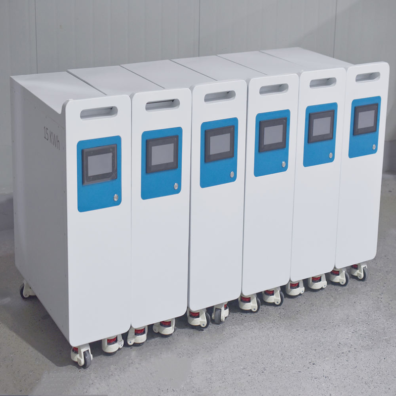 Alta eficiencia 51.2V 10-15KWh Celular de batería de iones de litio de almacenamiento con BMS inteligente