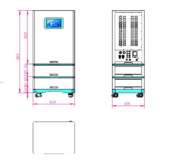 15kw 20kwh 25kwh 30kwh Sistema Ess Todo en un Sistema Invertidor Batería de litio LiFePO4