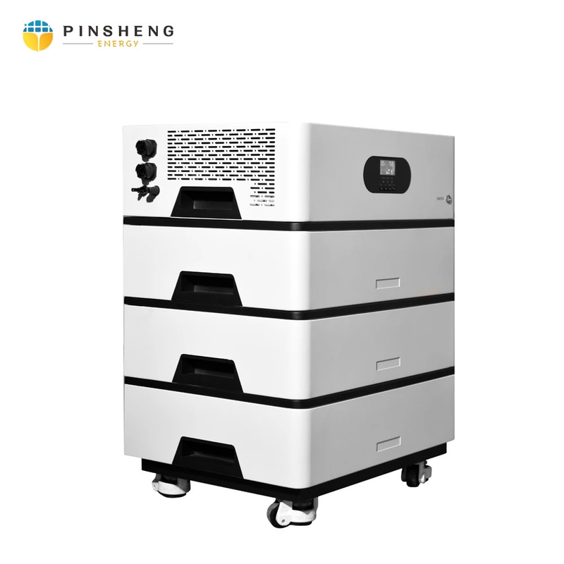 Almacenamiento de energía 48V 51.2V batería de iones de litio apilada 5kw 10kw 48v 100ah 200ah lifepo4 batería