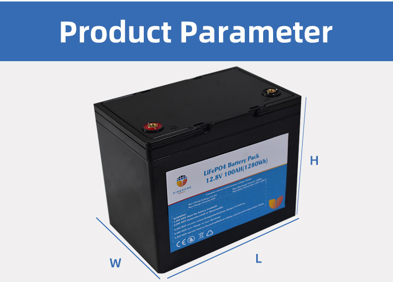 Profundo ciclo 12V Lifepo4 Batería 12.8v 100AH Baterías de litio de baja temperatura Fabricantes de energía solar