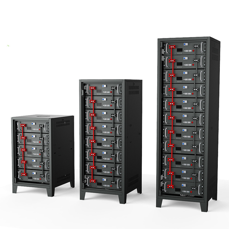 Sistema de energía solar con batería de almacenamiento de energía de litio 48V gabinete Inverter Sistema de almacenamiento de energía todo en uno