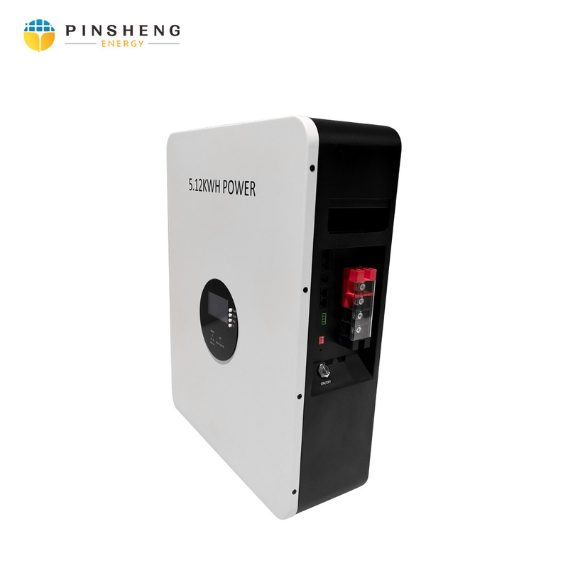 Pinsheng nuevo diseño Batería de iones de litio montada en la pared 48V 100Ah 200ah 5Kwh 10Kwh Powerwall Lifepo4 Baterías de almacenamiento de energía solar