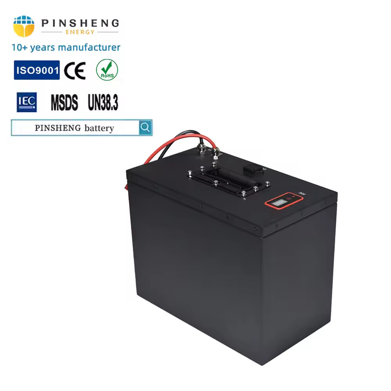 Batería de litio de motocicleta de alto rendimiento 60V 72V 20AH 30AH 40AH 50AH Construida en 100A BMS para kit de ebike 3000w 72v
