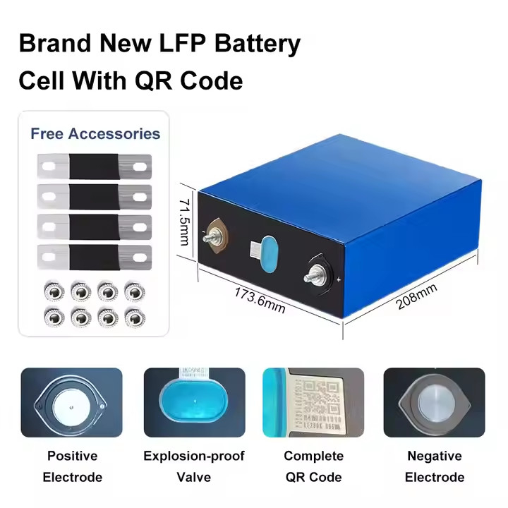 PINSHENG LF280Ah 3.2V Lifepo4 Batería de litio Célula prismática 280Ah 304Ah 314Ah para almacenamiento de energía Solar RV Car