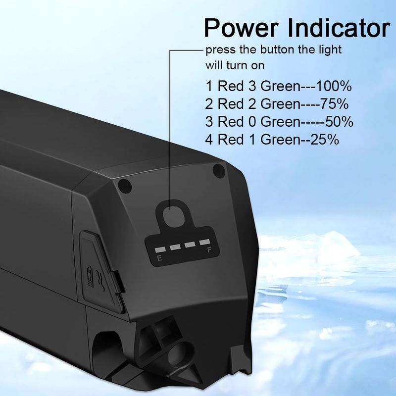 Dorado 36V 30AH 48V 25AH 21700 Cell Ebike Batería oculta Litio Battyer Pack para bicicleta eléctrica