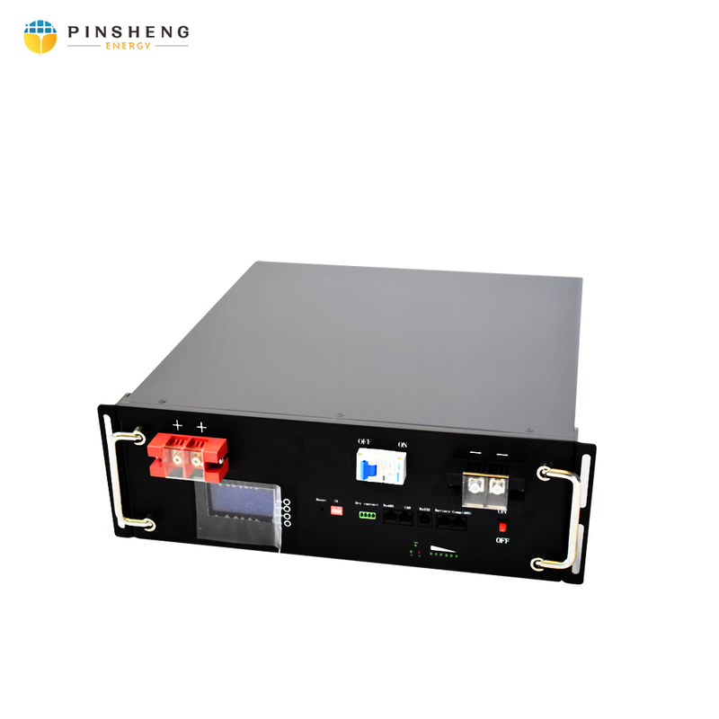 Paquete de baterías LiFePO4 fuera de la red HNPE Eco Worthy de 5 kWh 48 V 100 AH con protección IP54-IP65 y 3 años de garantía para almacenamiento de energía en el hogar