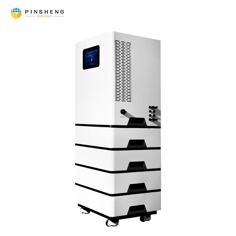 Sistema de almacenamiento de energía todo en uno apilable para el hogar con inversor solar ESS Industrial 48V 100Ah 200Ah 400Ah 10KWH 15KWH 20KWH 25KWH