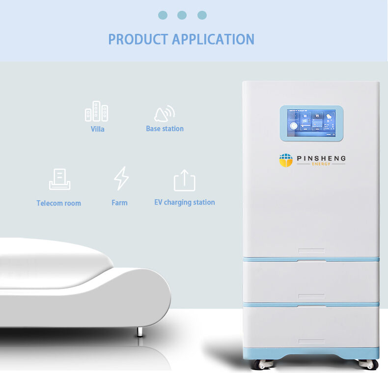 PINSHENG Alta tensión 10Kw 20Kwh 25Kwh 30Kwh Batería para uso doméstico Todo en un inversor Sistema híbrido de energía solar