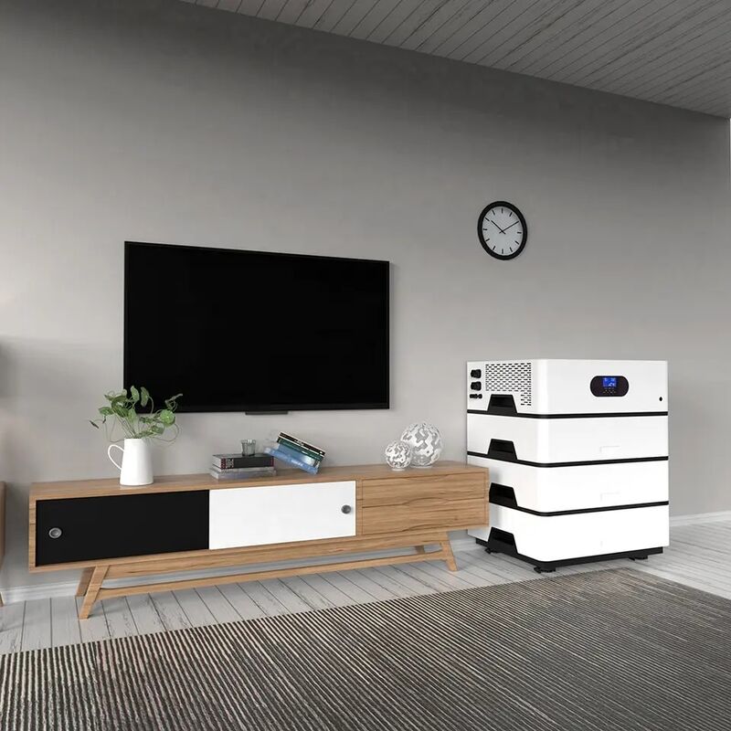 Batería de litio LiFePO4 Pinsheng 2023 51.2v 500V 200kwh 100kwh Sistema de almacenamiento de energía apilado