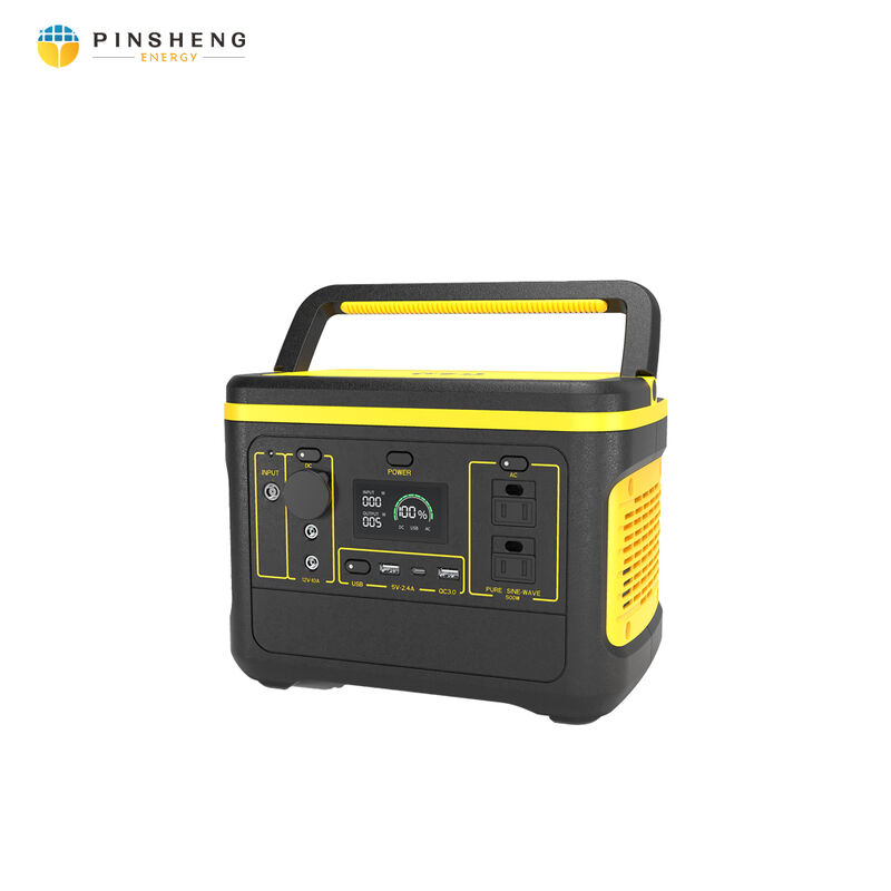 PINSHENG Venta Caliente 864wh/1000w Batería de Ión de Litio Recargable Generador Solar de China Estación de Energía Portátil para Acampar