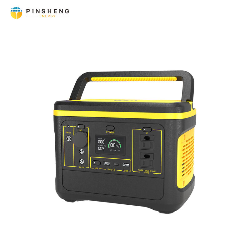PINSHENG Venta Caliente 864wh/1000w Batería de Ión de Litio Recargable Generador Solar de China Estación de Energía Portátil para Acampar