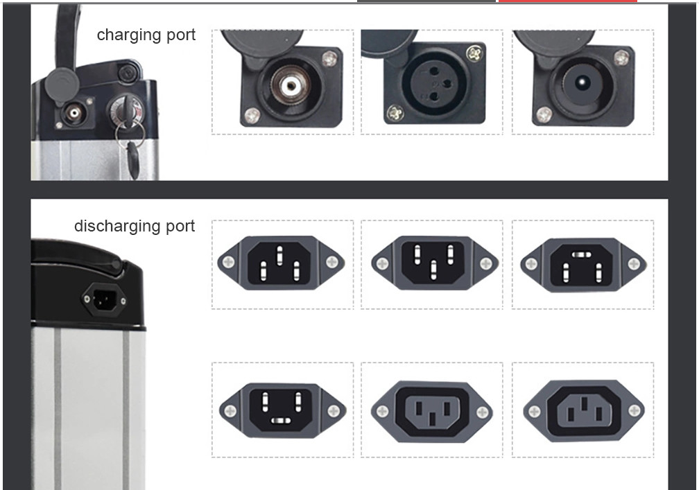Baterías recargables OEM 24v 36v 48v Batería de iones de litio para bicicletas eléctricas 10ah 12.5ah 20ah 25ah 30ah