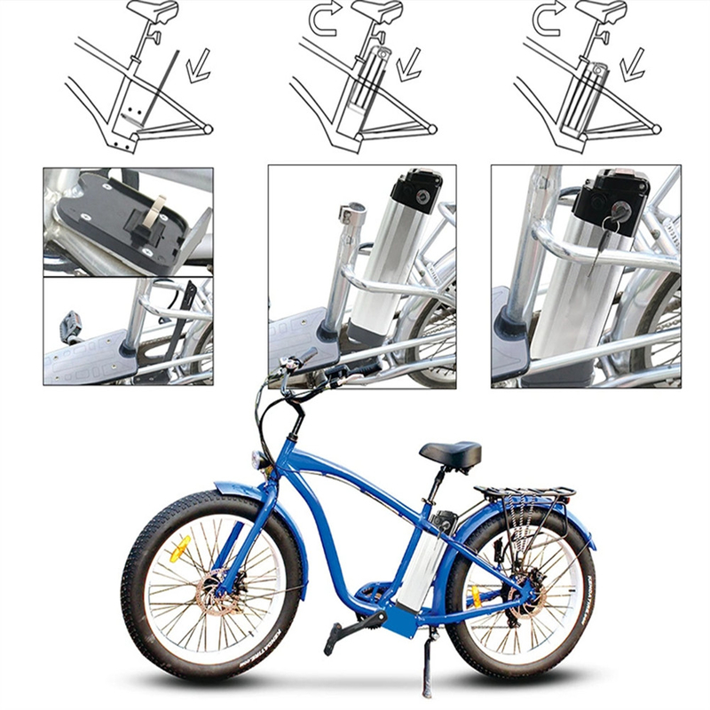 el abejón del estuche rígido de 6000mah 3.7v enriquece el litio Ion Battery Cells Pack del poder para la bici de E