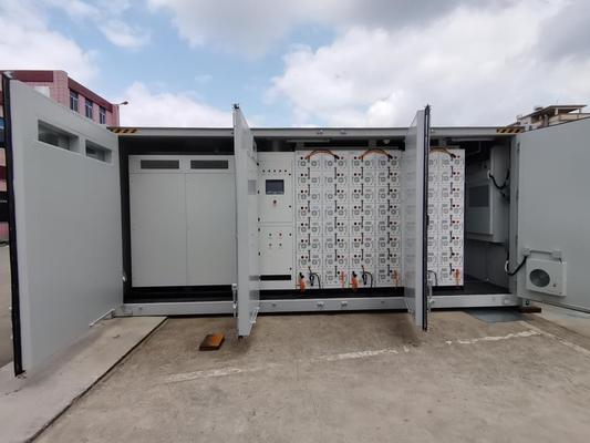 Envase de Ess 20gp de la batería de Pinsheng 500KW 1MW Lifepo4 con el inversor híbrido solar