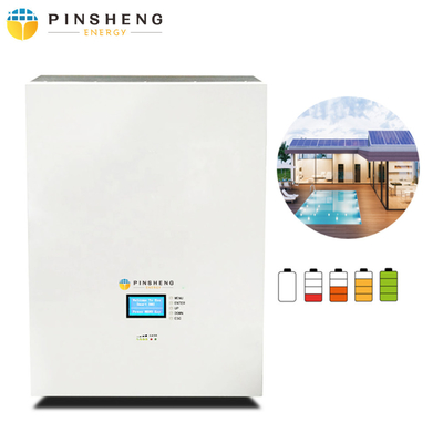 Litio casero Ion Battery Pack 48v 100ah del soporte Lifepo4 de la pared del almacenamiento del poder de la energía