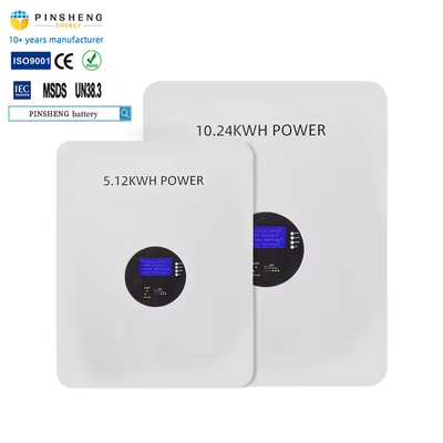 Powerwall 5kwh batería de litio para el hogar almacenamiento solar 10kw powerwall smart bms 51.2v 100ah Pared montada lifepo4