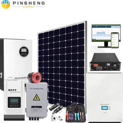ON GRID OFF GRID Sistema de energía solar 3KW 5KW 10KW 15KW 20kw 30kw para energía solar doméstica